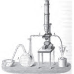 Equipment used for Pasteur's studies of beer fermentation