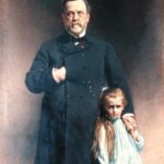 Louis Pasteur and his granddaughter Camille