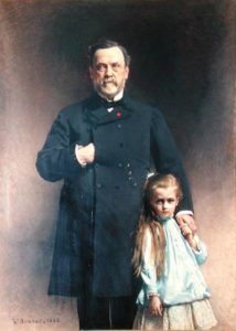 Louis Pasteur and his granddaughter Camille