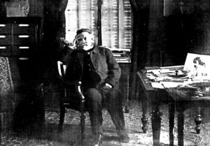 Louis Pasteur in his study