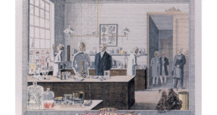 Louis Pasteur working in the laboratories of Whitebread's Brewery