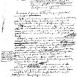 Pasteur manuscript on spontaneous generation