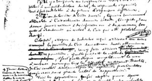 Pasteur manuscript on spontaneous generation