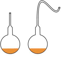 Louis Pasteur Experiment: Broth in Flask