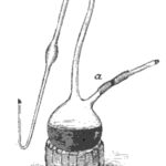 Pasteur flask in laboratory