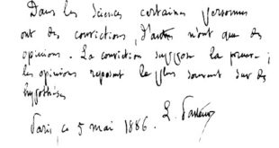 Louis Pasteur Writing Sample