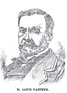 Sketch of Louis Pasteur